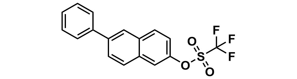 Methanesulfonicacid,1,1,1-trifluoro-,6-phenyl-2-naphthalenylester