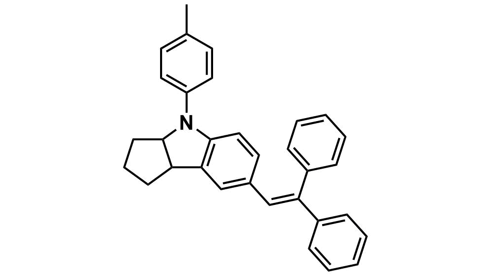 7-(2,2-Diphenylethenyl)-1,2,3,3a,4,8b-hexahydro-4-(4-methylphenyl)-cyclopent[b] indole