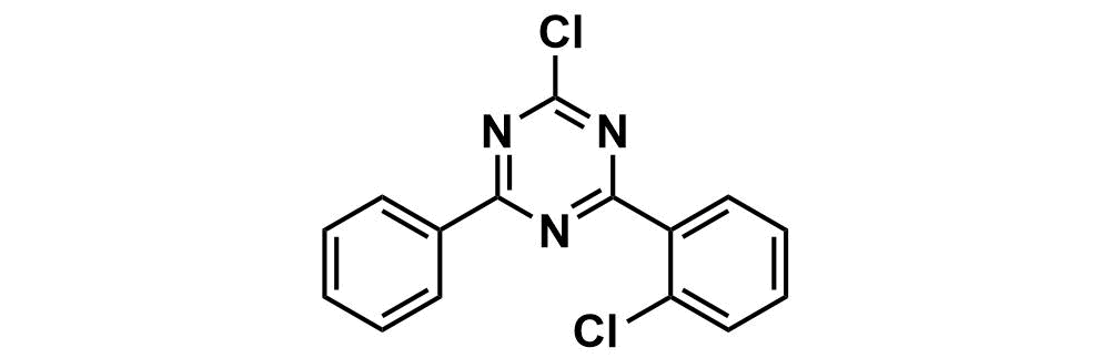 2-chloro-4-(2-chlorophenyl)-6-phenyl-1,3,5-triazine