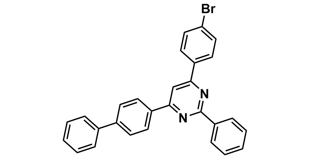 4-(Biphenyl-4-yl)-6-(4-bromophenyl)-2-phenylpyrimidine