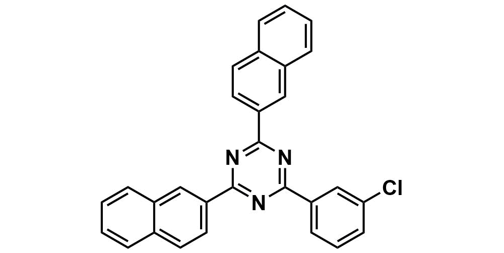 2-(3-Chlorophenyl)-4,6-di-2-naphthalenyl-1,3,5-triazine