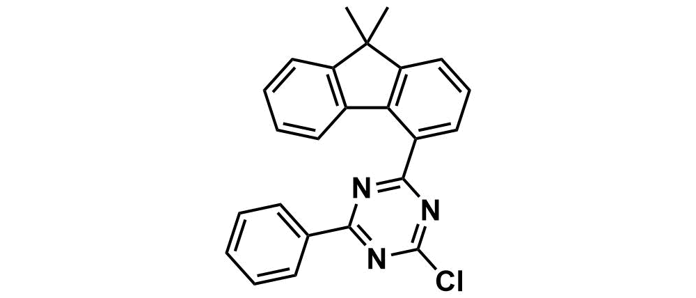 2-chloro-4-(9,9-dimethyl-9H-fluoren-4-yl)-6-phenyl-1,3,5-triazine