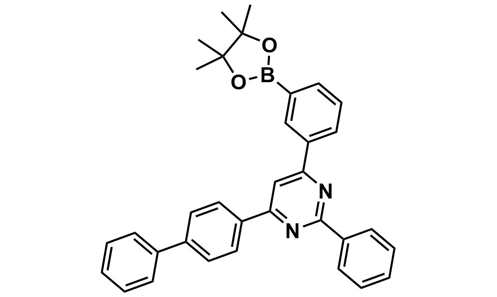 4-([1,1'-biphenyl]-4-yl)-2-phenyl-6-(3-(4,4,5,5-tetramethyl-1,3,2-dioxaborolan-2-yl)phenyl)pyrimidine