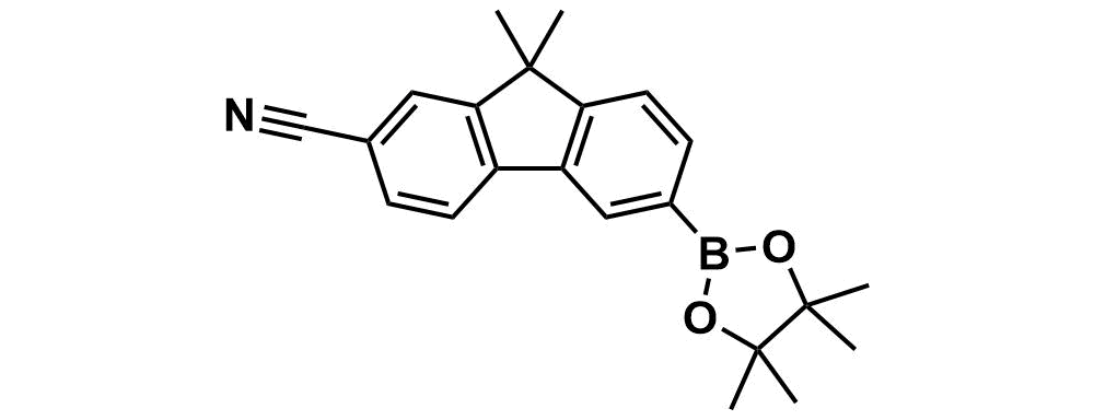 9,9-dimethyl-6-(4,4,5,5-tetramethyl-1,3,2-dioxaborolan-2-yl)-9H-fluorene-2-carbonitrile