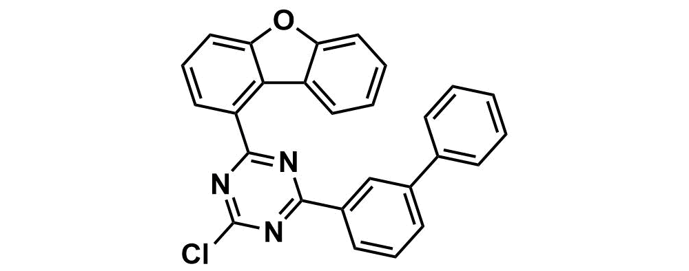 2-[1,1'-biphenyl]-3-yl-4-chloro-6-(1-dibenzofuranyl)-1,3,5-Triazine