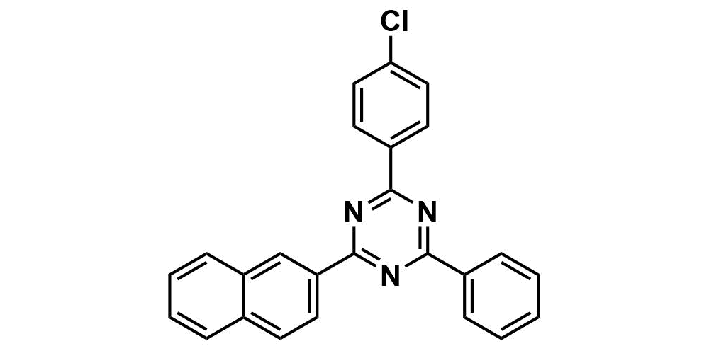 1,3,5-Triazine, 2-(4-chlorophenyl)-4-(2-naphthalenyl)-6-phenyl-