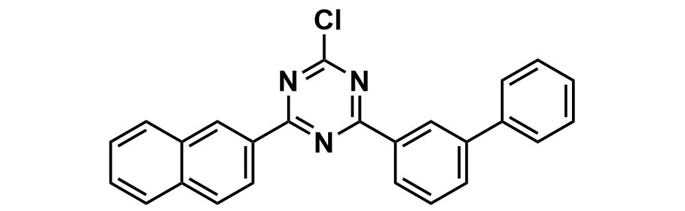 2-([1,1'-biphenyl]-3-yl)-4-chloro-6-(naphthalen-2-yl)-1,3,5-triazine