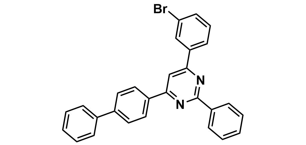 4-[1,1'-biphenyl]-4-yl-6-(3-bromophenyl)-2-phenyl-pyrimidine