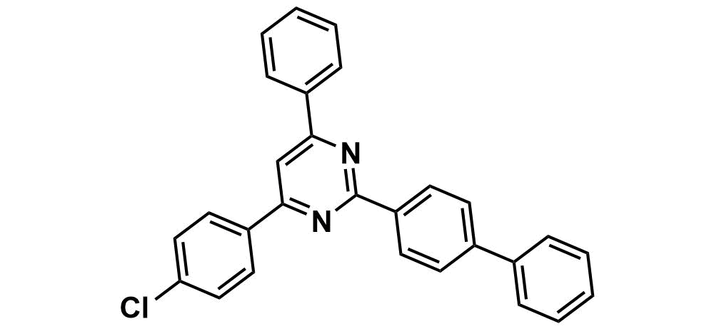 2-([1,1'-biphenyl]-4-yl)-4-(4-chlorophenyl)-6-phenylpyrimidine