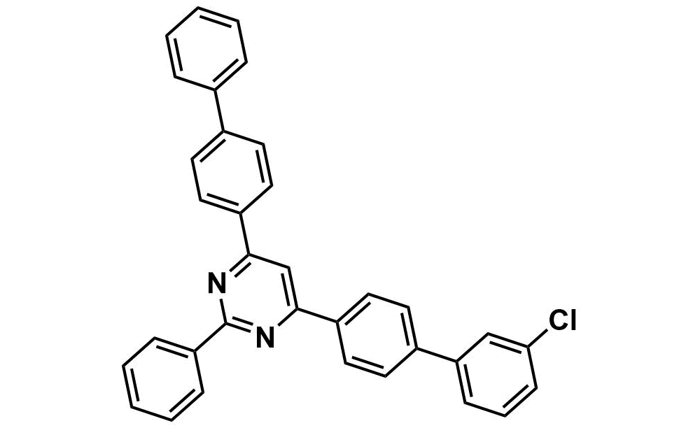 4-([1,1'-Biphenyl]-4-yl)-6-(3'-chloro-[1,1'-biphenyl]-4-yl)-2-phenylpyrimidine