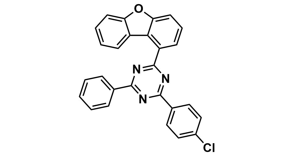 2-(4-Chlorophenyl)-4-(1-dibenzofuranyl)-6-phenyl-1,3,5-triazine