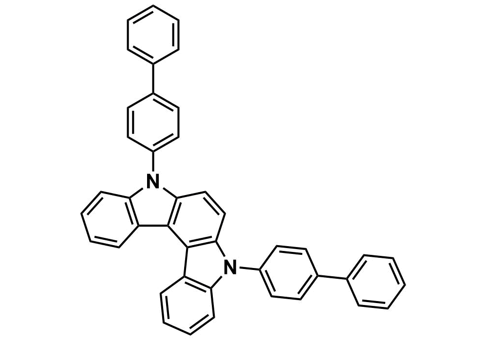 Indolo[2,3-c]carbazole,5,8-bis([1,1'-biphenyl]-4-yl)-5,8-dihydro-