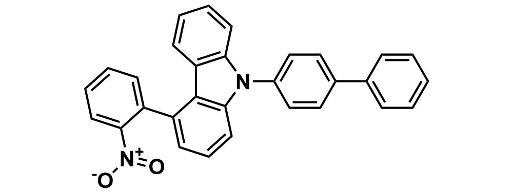 9-([1,1'-biphenyl]-4-yl)-4-(2-nitrophenyl)-9H-carbazole