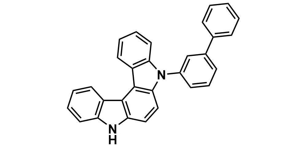 5-([1,1'-biphenyl]-3-yl)-5,8-dihydroindolo[2,3-c]carbazole