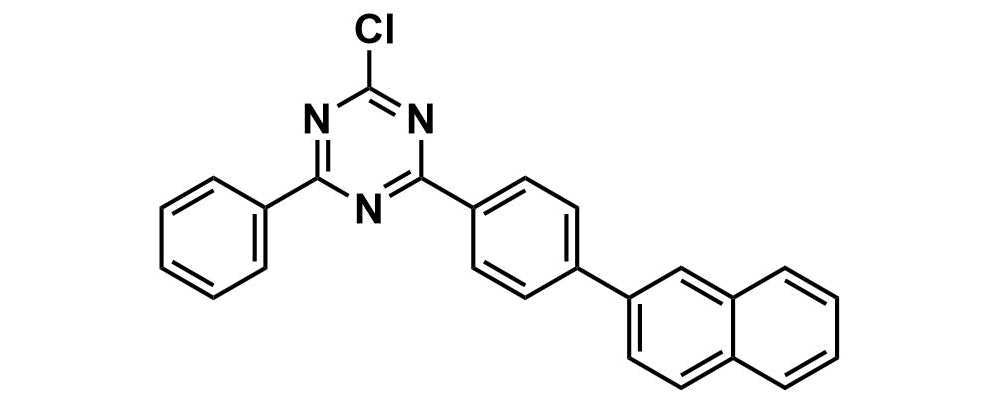 2-chloro-4-(4-(naphthalen-2-yl)phenyl)-6-phenyl-1,3,5-triazine