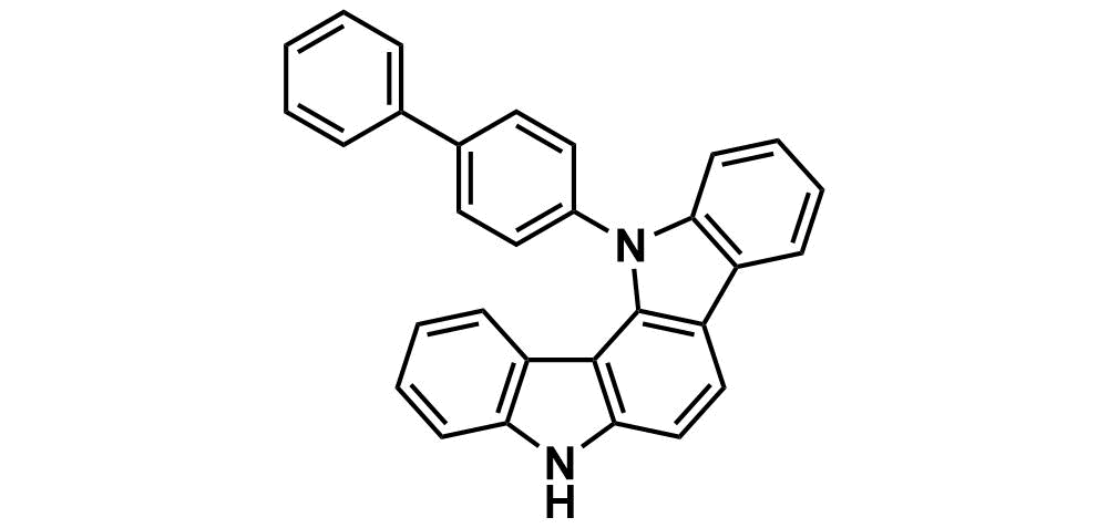 12-([1,1'-biphenyl]-4-yl)-5,12-dihydroindolo[3,2-a]carbazole