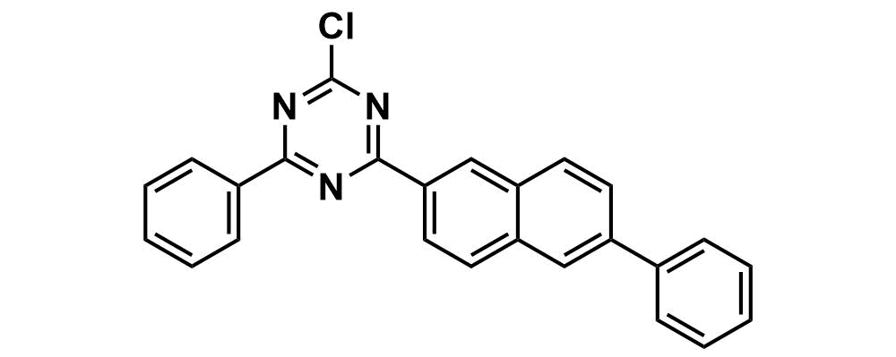 2-chloro-4-phenyl-6-(6-phenylnaphthalen-2-yl)-1,3,5-triazine