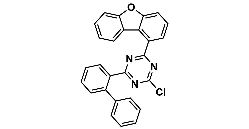 2-([1,1'-Biphenyl]-2-yl)-4-chloro-6-(dibenzo[b,d]furan-1-yl)-1,3,5-triazine