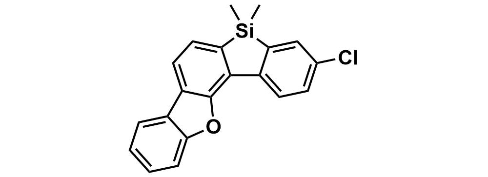 3-chloro-5,5-dimethyl-5H-benzo[b]benzo[4,5]silolo[2,3-g]benzofuran