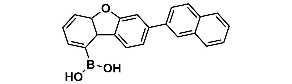 (7-(naphthalen-2-yl)-4a,9b-dihydrodibenzo[b,d]furan-1-yl)boronic acid