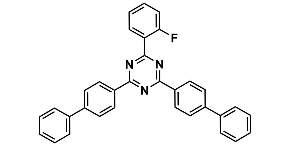 2,4-di([1,1'-biphenyl]-4-yl)-6-(2-fluorophenyl)-1,3,5-triazine