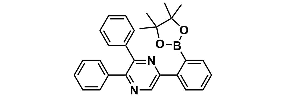 2,3-diphenyl-5-(2-(4,4,5,5-tetramethyl-1,3,2-dioxaborolan-2-yl)phenyl)pyrazine