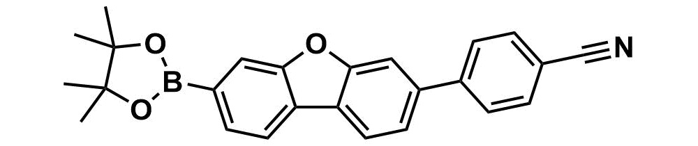 4-(7-(4,4,5,5-tetramethyl-1,3,2-dioxaborolan-2-yl)dibenzo[b,d]furan-3-yl)benzonitrile