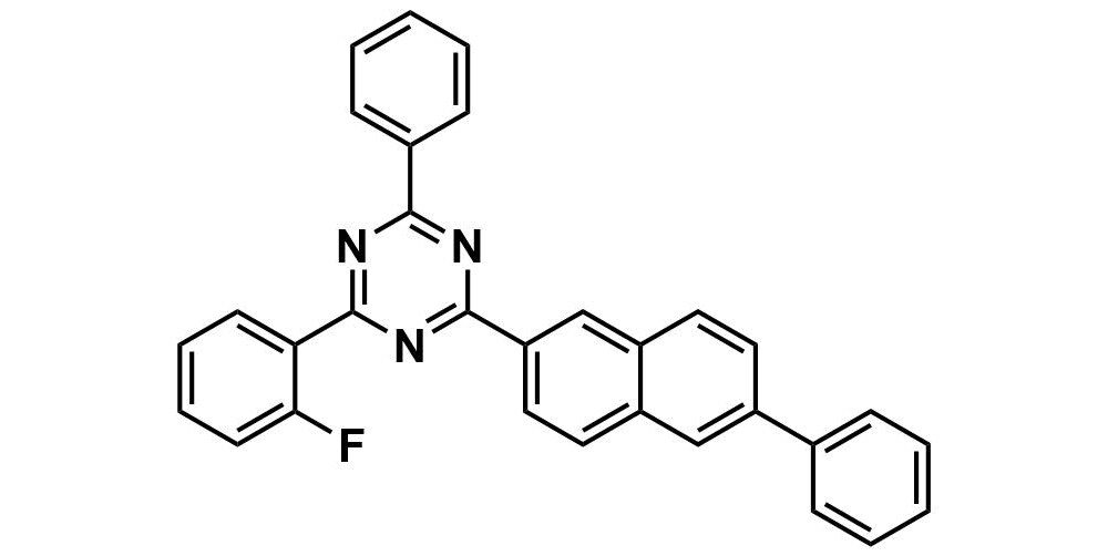 2-(2-fluorophenyl)-4-phenyl-6-(6-phenylnaphthalen-2-yl)-1,3,5-triazine