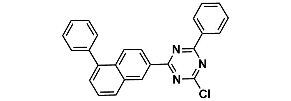 2-chloro-4-phenyl-6-(5-phenylnaphthalen-2-yl)-1,3,5-triazine