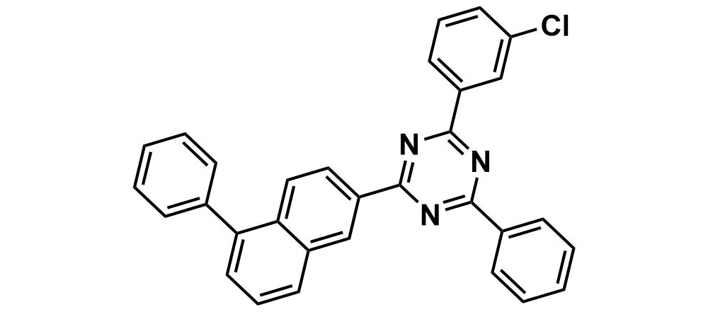 2-(3-chlorophenyl)-4-phenyl-6-(5-phenylnaphthalen-2-yl)-1,3,5-triazine