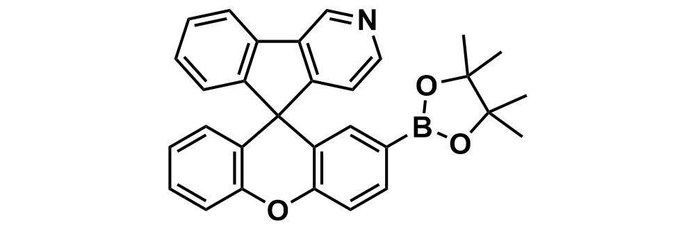 2'-(4,4,5,5-tetramethyl-1,3,2-dioxaborolan-2-yl)spiro[indeno[1,2-c]pyridine-5,9'-xanthene]