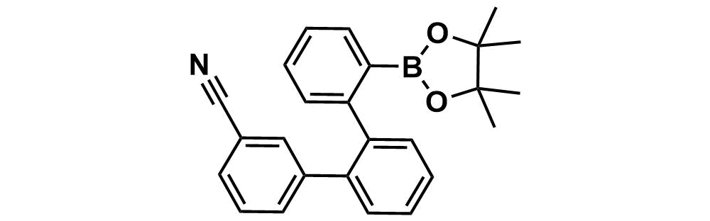 2''-(4,4,5,5-tetramethyl-1,3,2-dioxaborolan-2-yl)-[1,1':2',1''-terphenyl]-3-carbonitrile