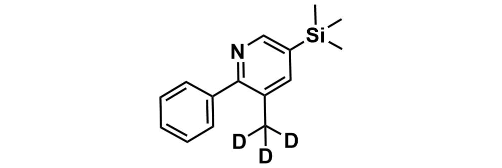 3-(Methyl-d3)-2-phenyl-5-(trimethylsilyl)pyridine