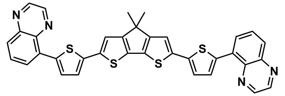 5,5'-((4,4-dimethyl-4H-cyclopenta[2,1-b:3,4-b']dithiophene-2,6-diyl)bis(thiophene-5,2-diyl))diquinoxaline