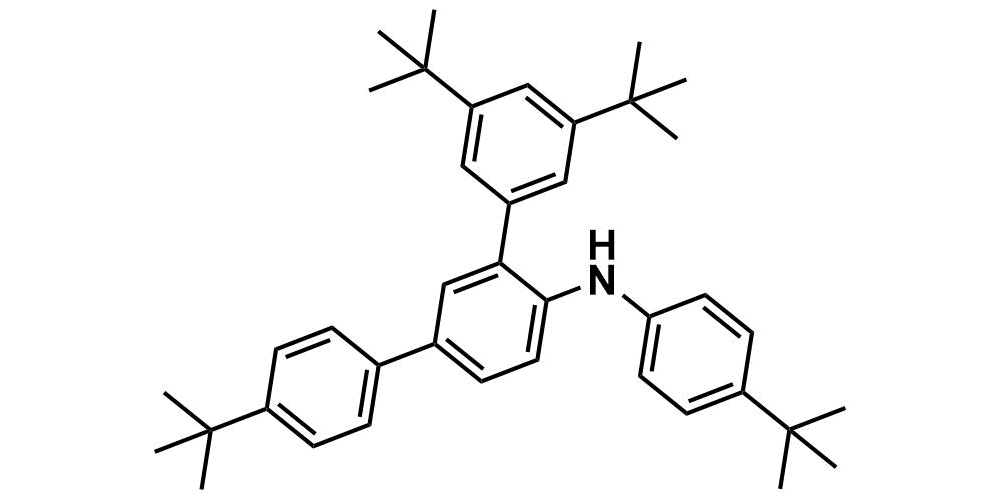 3'',4,5''-tri-tert-butyl-N-(4-(tert-butyl)phenyl)-[1,1':3',1''-terphenyl]-4'-amine